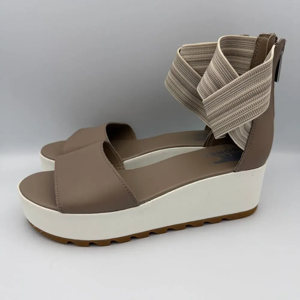 Sorel Cameron Flatform Platform Sandals Women's 10 NWOT